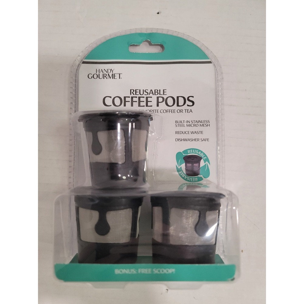 Reusable Coffee Pods With Scoop use own coffee NEW Sealed package